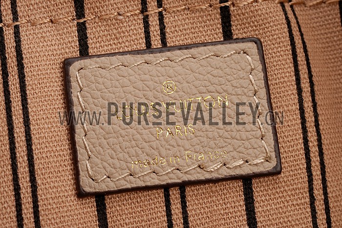 Louis Vuitton Mazarine Empreinte PM Bag Beige
