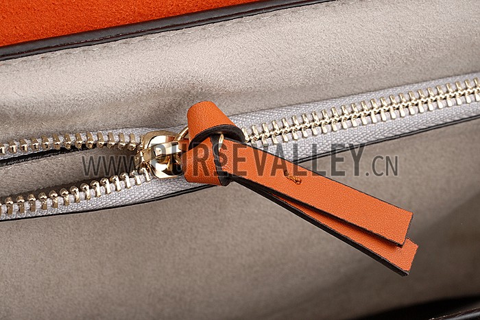 Chloe Faye Python Flap Tan Shoulder Bag