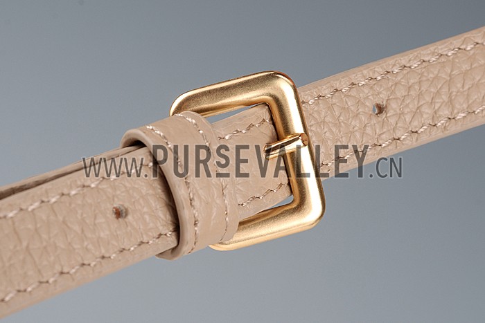 Chloe Marcie Flap Small Shoulder Bag Light Grey