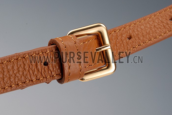 Chloe Marcie Flap Small Shoulder Bag Tan