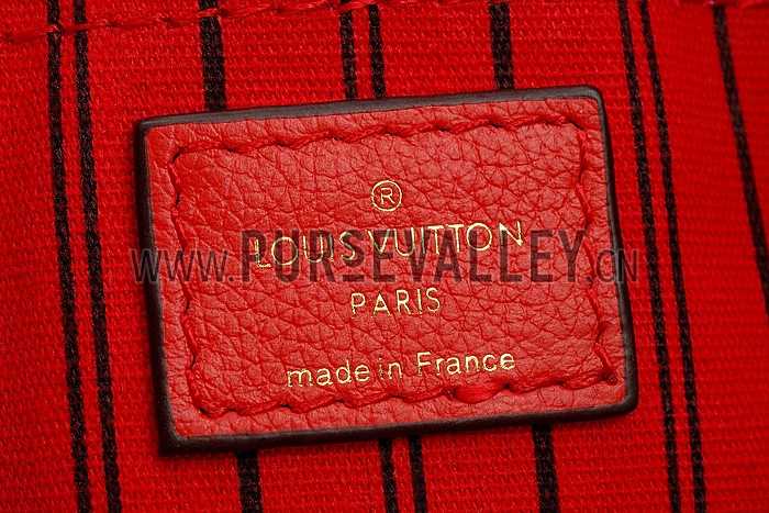 Louis Vuitton Mazarine Empreinte PM Bag Red