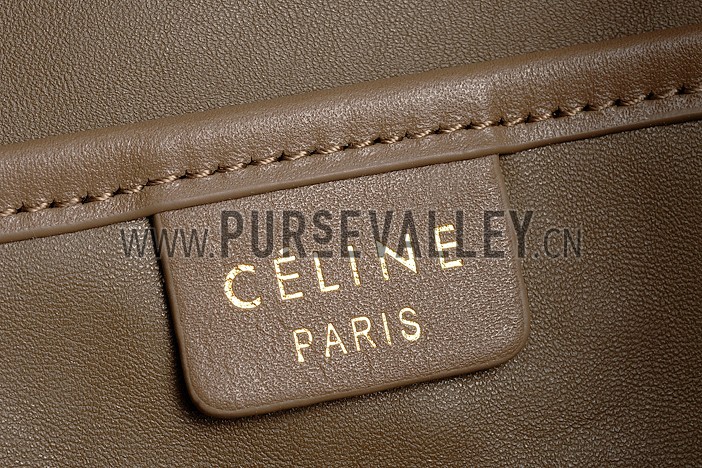 Celine Nano Luggage Khaki