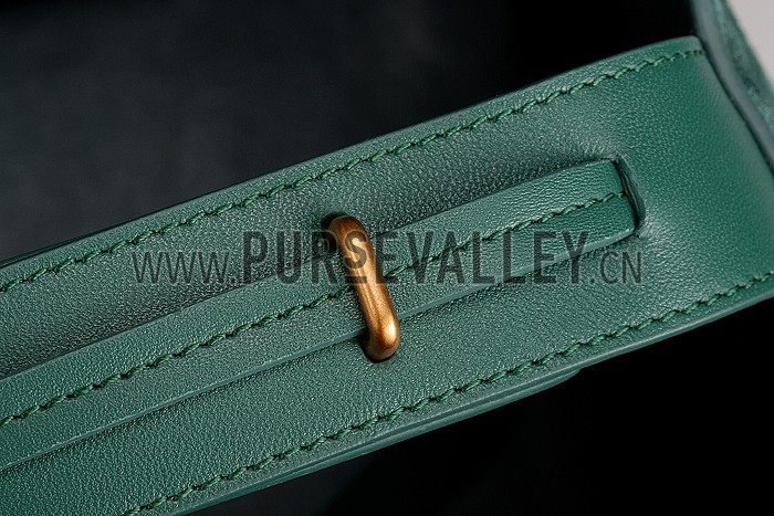 Celine Phantom Luggage Suede Leather Green