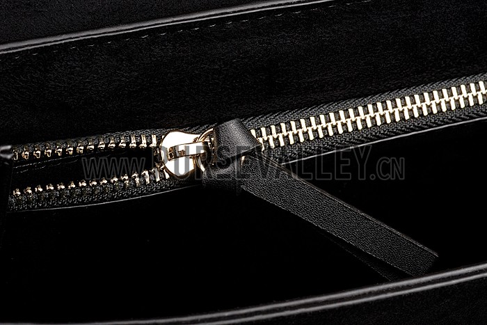 Chloe Faye Python Flap Black Shoulder Bag