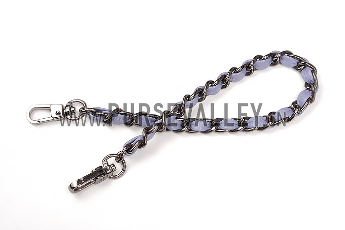 Bottega Veneta Small Shoulder Leather Chain Grey Bag