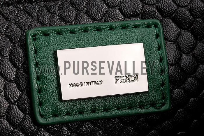 Fendi Peekaboo Mini Green Bag