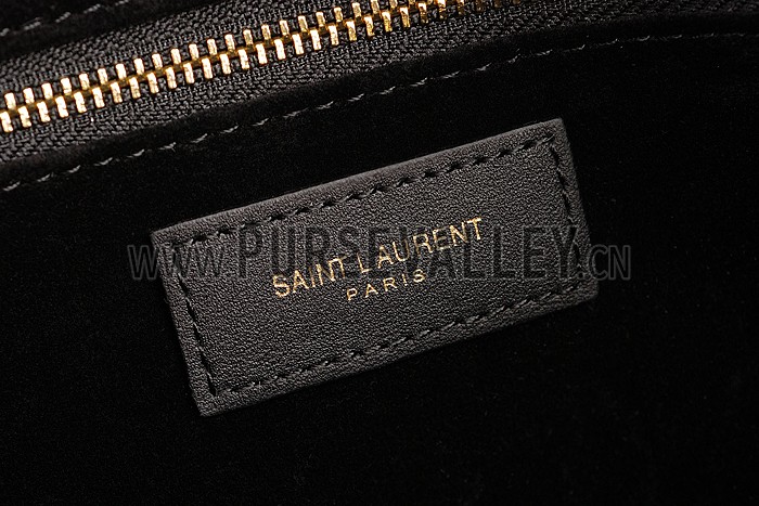 Saint Laurent Monogram Cabas Medium Black Bag