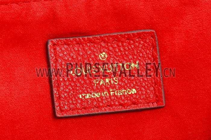 Louis Vuitton Monogram Kimono Shoulder Bag Red