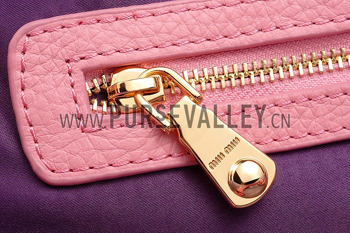 Miu Miu Satchel Purple and Pink
