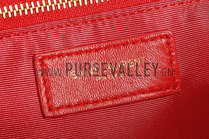 Saint Laurent Small Monogram Red Bag