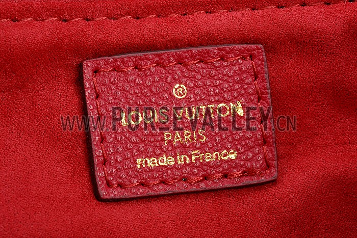 Louis Vuitton Monogram Kimono Shoulder Bag Dark Red
