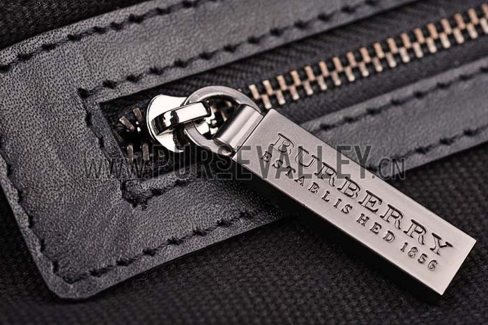 Burberry Grey Check Messenger Bag