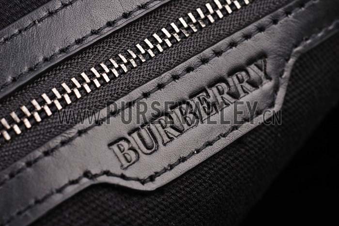 Burberry Small Check Crossbody Zipped Top Bag