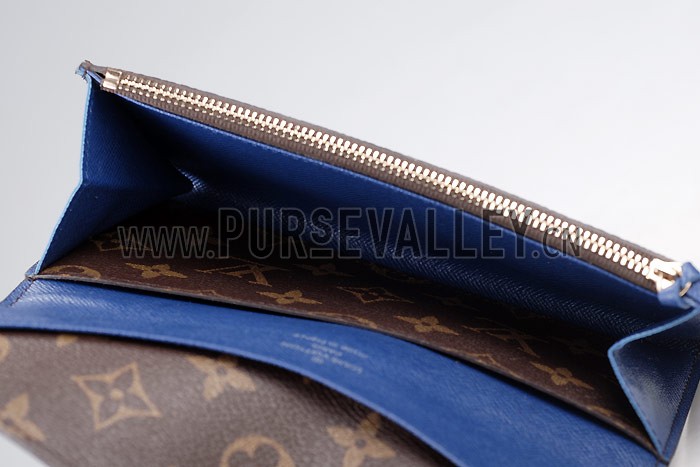 Louis Vuitton Emily Blue Wallet
