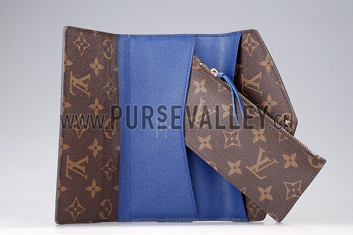 Louis Vuitton Josephine Blue Wallet