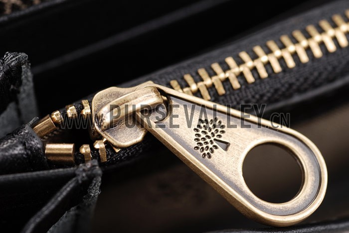 Mulberry Long Locked Purse Black