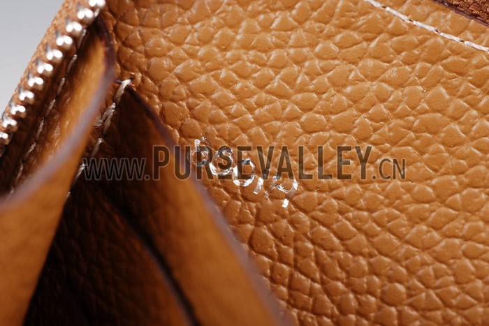 Hermes Azap Long Wallet Tan