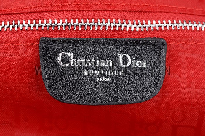 Dior Medium Lady Cannage Bag Black