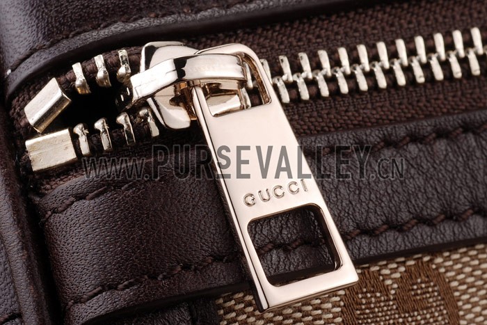 Gucci Vintage Web Medium Boston Bag