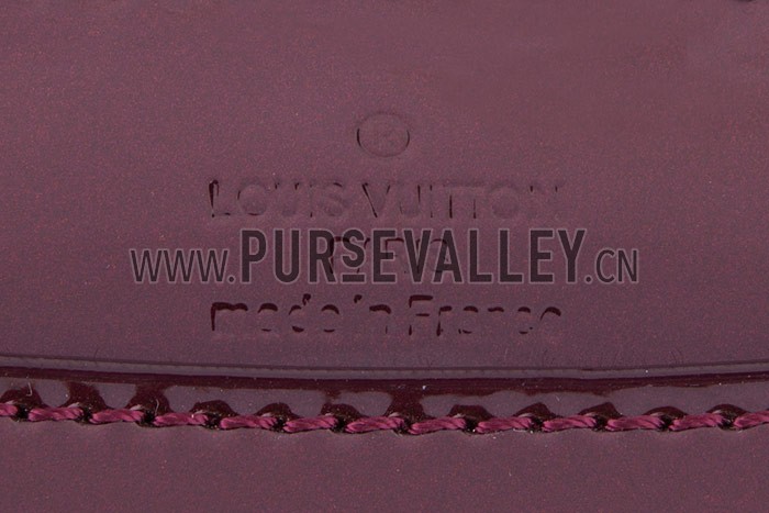 Louis Vuitton Monogram Vernis Neo Sobe Clutch Louise Plum