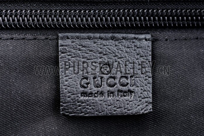 Gucci Large Carry On Duffle Bag in Black Monogram Canvas