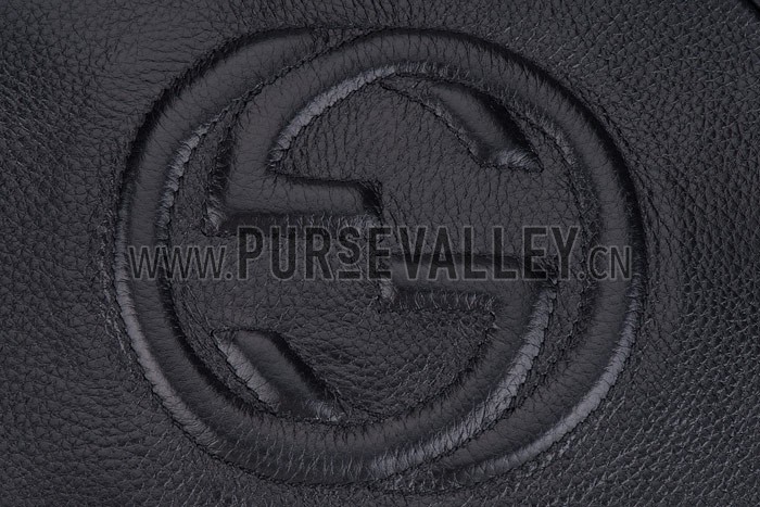 Gucci Soho Disco Shoulder Strap Bag Black