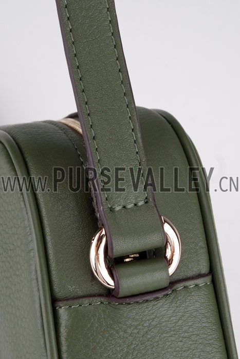 Gucci Soho Disco Shoulder Strap Bag Olive