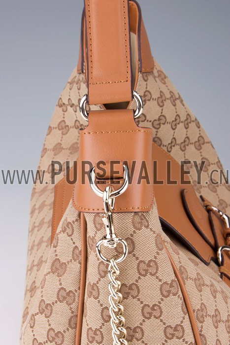 Gucci Emily Cognac Leather Hobo