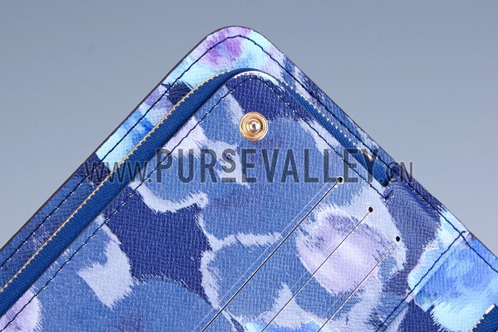 Louis Vuitton Insolite Ikat Monogram Canvas Wallet Grand Blue