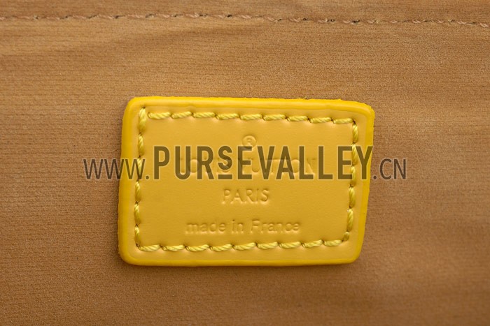 Louis Vuitton Alma PM Epi Leather Yellow