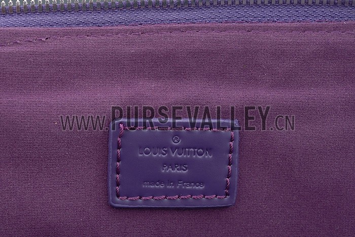Louis Vuitton Alma MM Epi Leather Plum