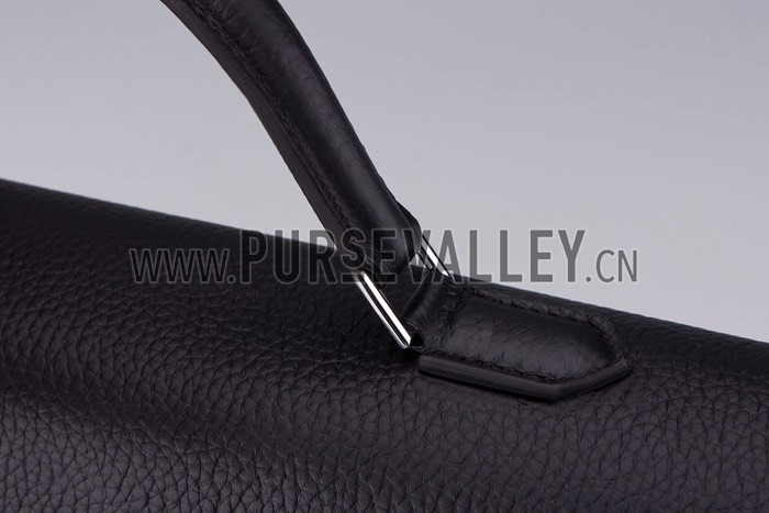 Hermes Kelly Briefcase Black