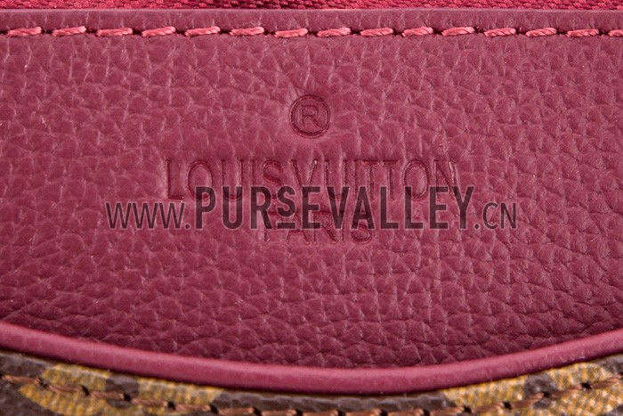 Louis Vuitton Monogram Pallas Dark Red GM