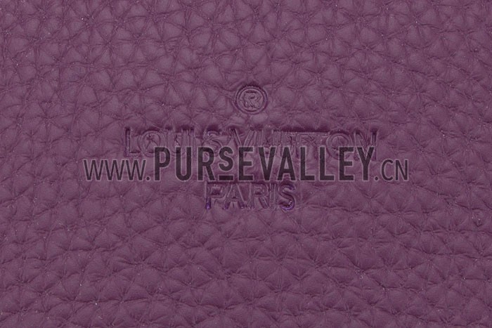 Louis Vuitton Alma in Taurillon Leather Purple MM