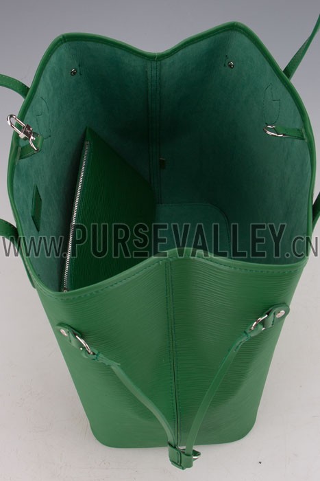 Louis Vuitton Neverfull MM Epi Leather Green