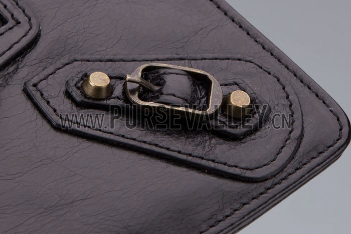 Balenciaga Giant Envelope Wallet Black