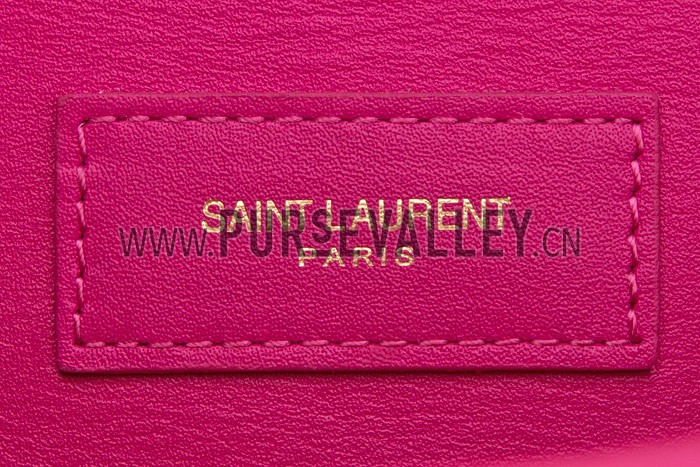 Saint Laurent Clutch Red and Neon Pink