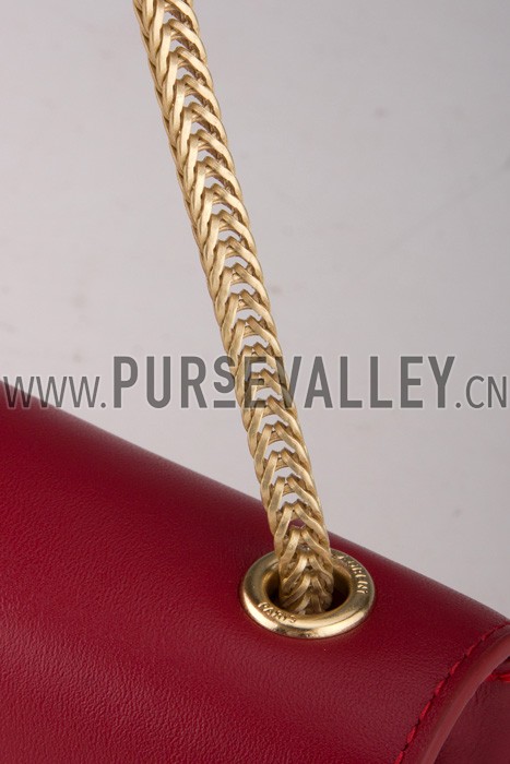 Saint Laurent Cassandre Tassel Red Shoulder Bag