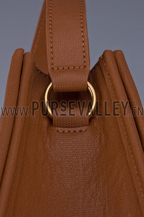 YSL Cabas Shoulder Bag Tan