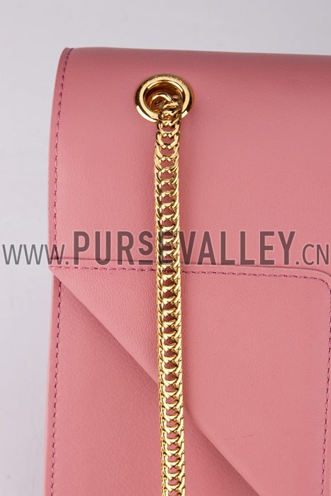 YSL Betty Medium Chain Shoulder Light Pink