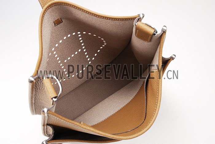 Hermes Tan Evelyne Shoulder Bag