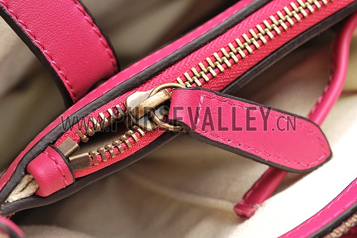 Burberry Medium Canvas Check Tote Bag Pink 607804