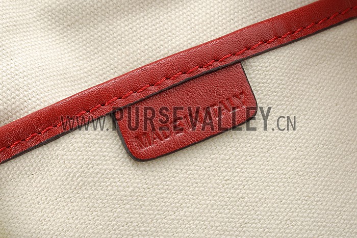 Burberry Canvas Check Traveller Bag Red 607809