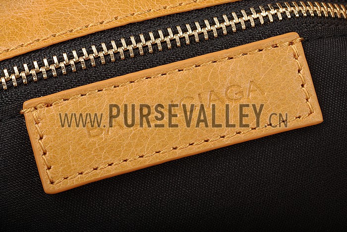 Balenciaga Clutch Marigold With Gold Hardware 607841