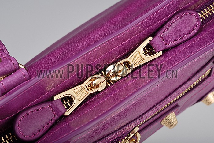 Balenciaga Mini City Bag Magenta 607846