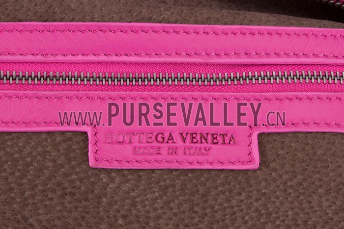 Bottega Veneta Intrecciato Nappa Hobo Bag Pink