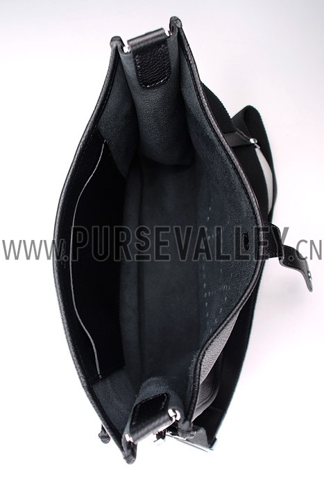 Hermes Black Evelyne Shoulder Bag