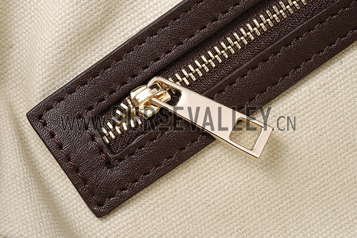 Gucci Laidback Crafty GG Canvas Top Handle Bag Brown 607347