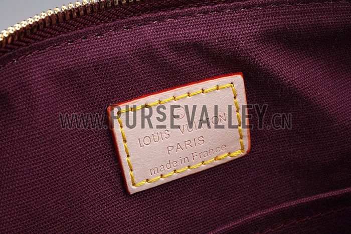 Louis Vuitton Monogram Vernis Montana Plum (Dark Red) 607369