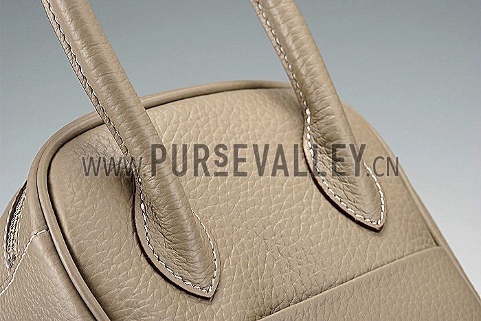 Hermes Lindy 30 Taupe Bag 607471